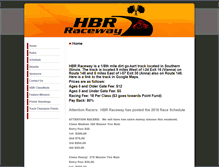 Tablet Screenshot of hbrraceway.com